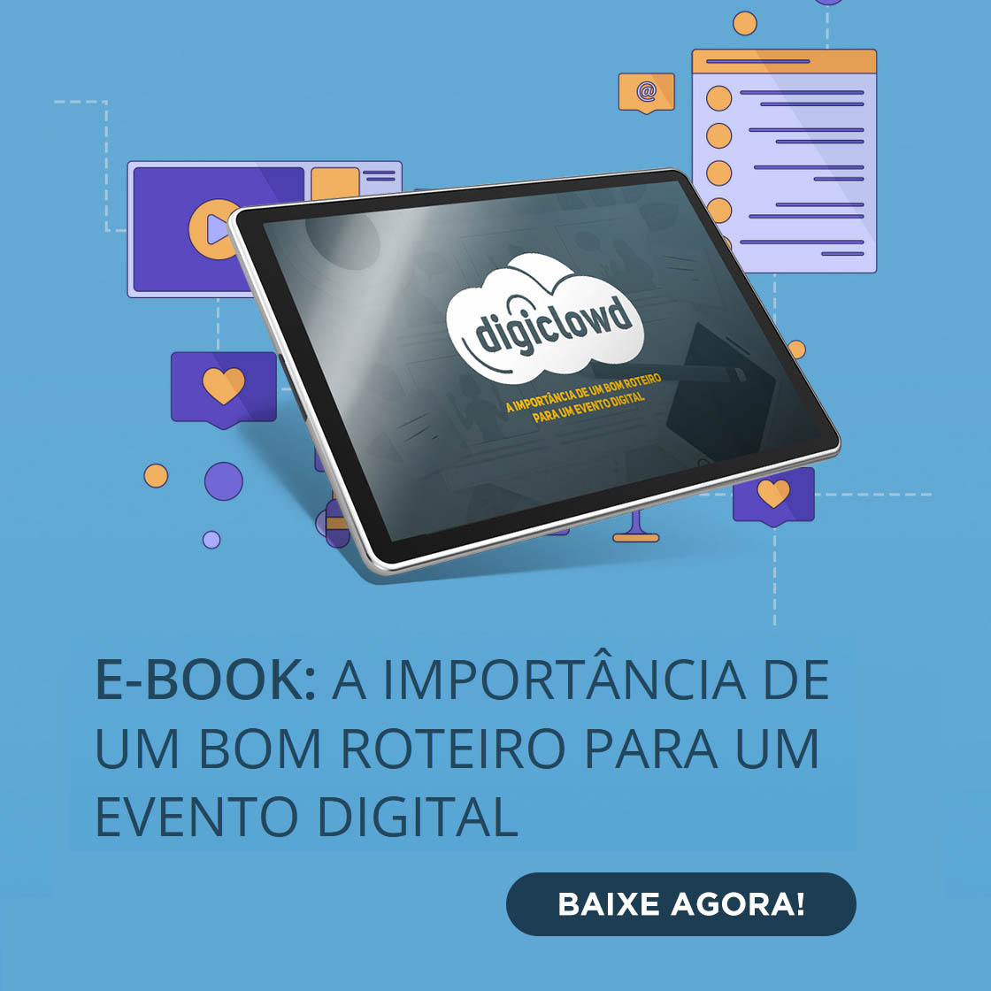 Ebook - A importância de um bom roteiro para um evento digital